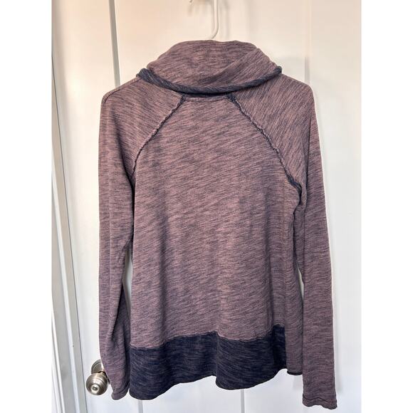 Free People FP Beach Cocoon Cowl Neck Pullover One Body Sweater Heather Purple - Picture 8 of 12